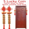 1Pcs Feng Shui Five Emperors Money Gourd Pendant