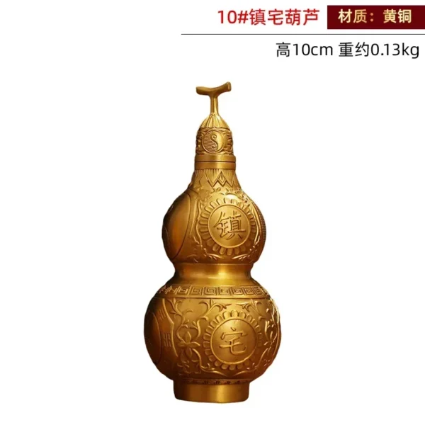 Opening Health Wealth Attracting Hu Lu Home Decoration Accessories Traditional Chinese Style