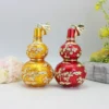 Pewter Enamel Wu Lou Feng Shui Trinket Box