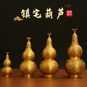 Opening Health Wealth Attracting Hu Lu Home Decoration Accessories Traditional Chinese Style