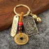 Chinese Zodiac Five Emperors Money Keychain